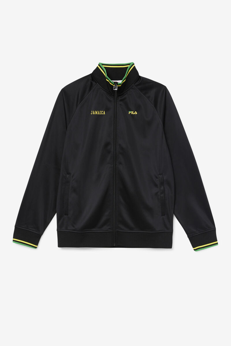Kop Fila Jacka Herr O fit Velour Jacket Svarta